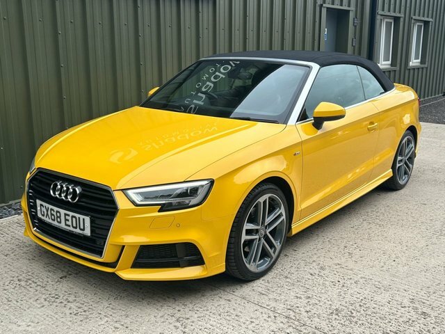 Audi A3 Cabriolet 1.5 Tfsi Cod 35 S Line Convertible S Tr Yellow #4