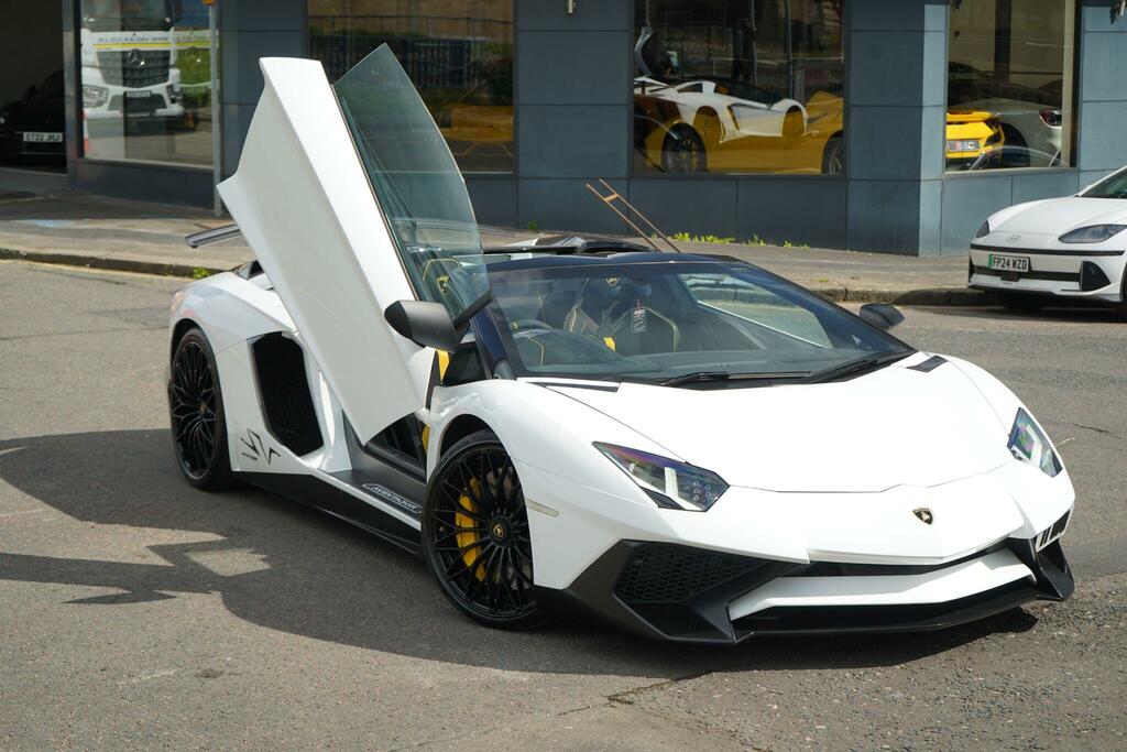 Lamborghini Aventador 6.5 V12 Lp 750-4 Superveloce Roadster Isr 4Wd Euro  White #5