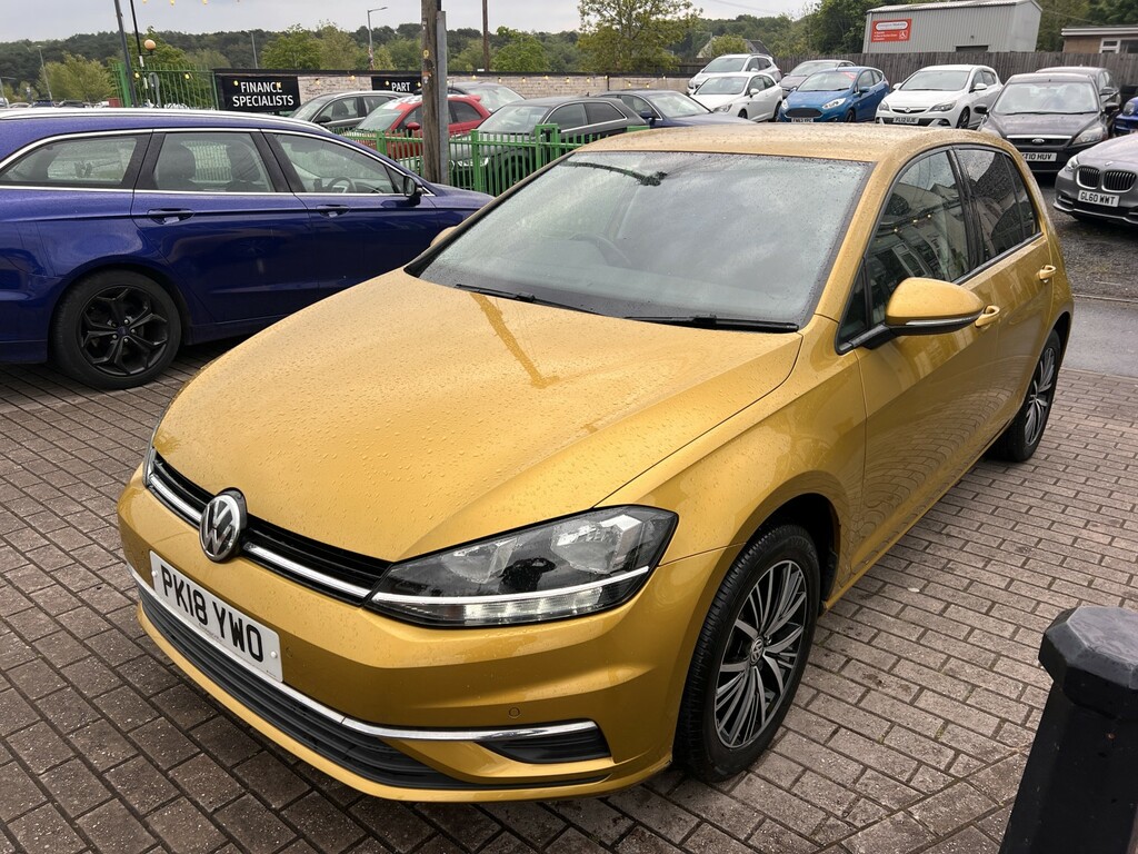 Volkswagen Golf Hatchback 1.0 Tsi Se 2018 PK18YWO Yellow #2