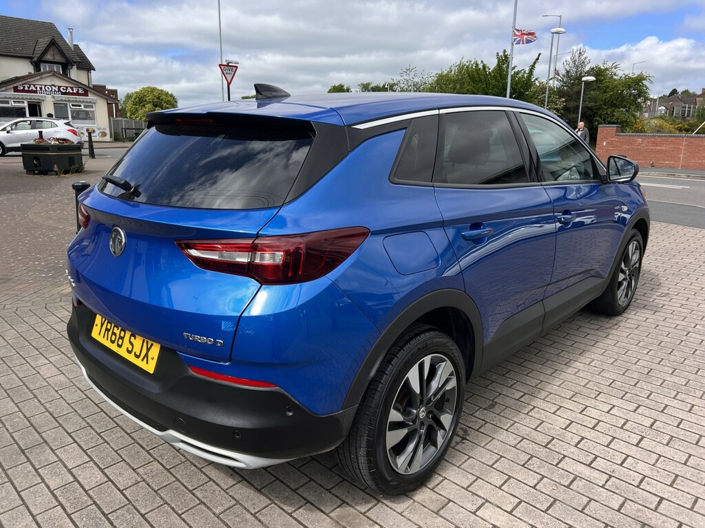 Vauxhall Grandland X Suv 1.5 Turbo D Blueinjection Sport Nav 2018 YR68SJX Blue #3