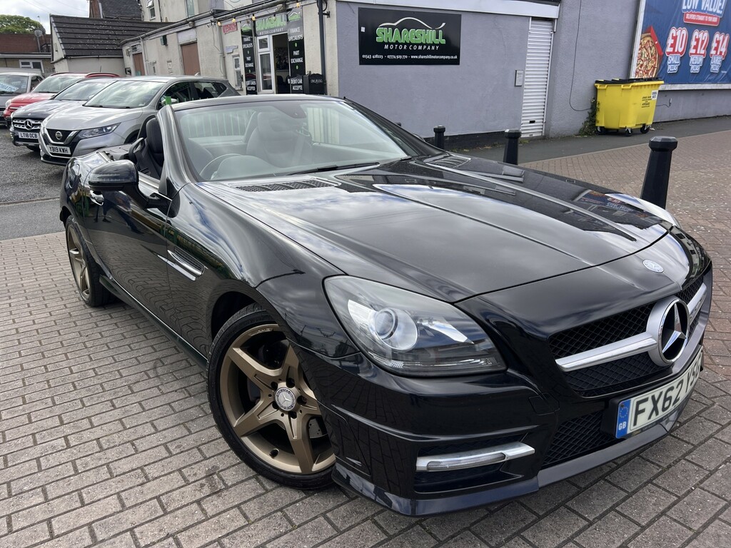 Mercedes-Benz SLK Convertible 2.1 Slk250 Cdi Blueefficiency Amg Spor FX62YSG Black #5