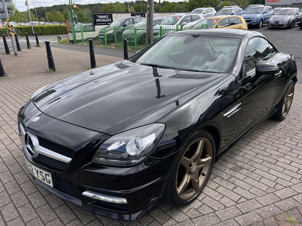 Mercedes-Benz SLK Convertible 2.1 Slk250 Cdi Blueefficiency Amg Spor FX62YSG Black #4