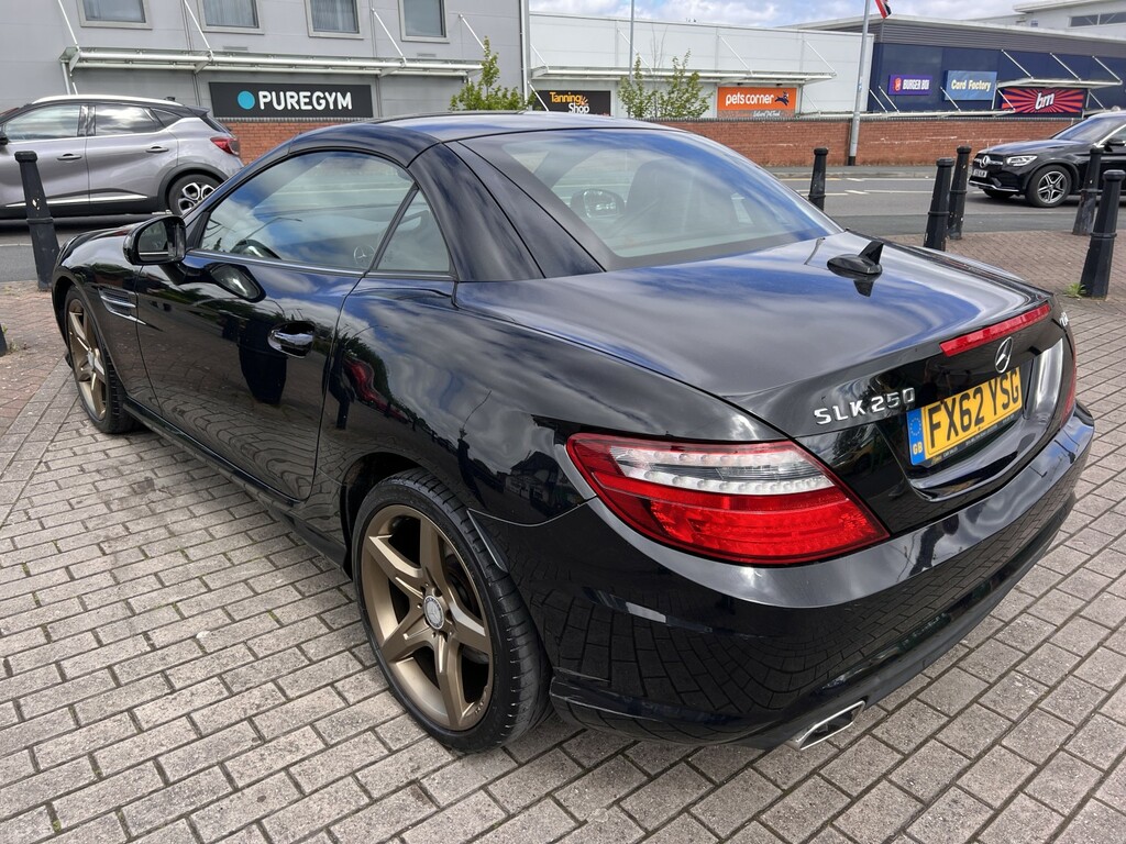 Mercedes-Benz SLK Convertible 2.1 Slk250 Cdi Blueefficiency Amg Spor FX62YSG Black #3