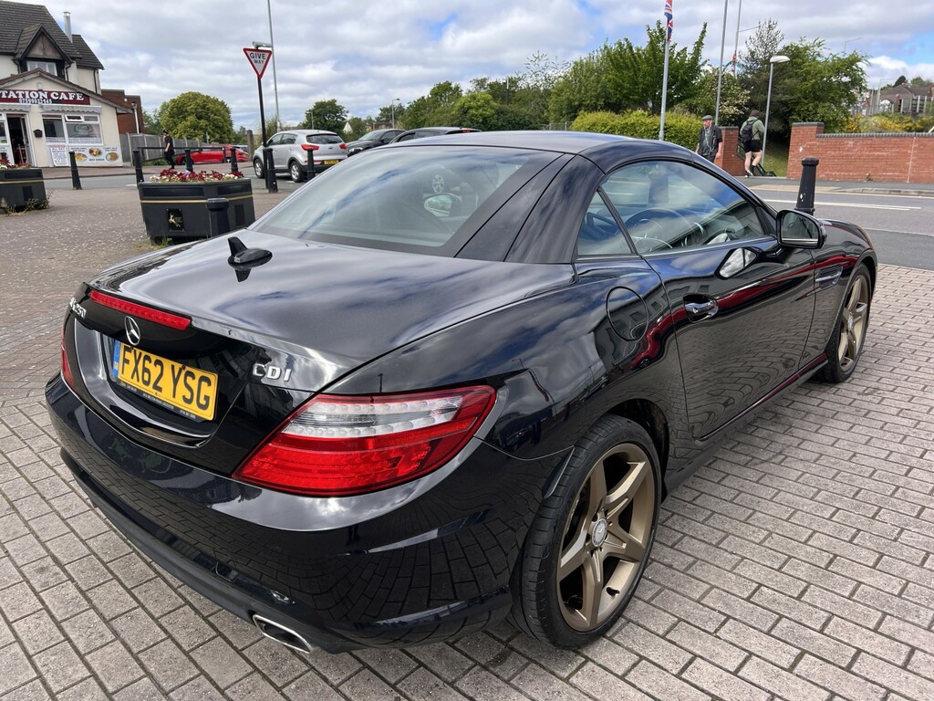 Mercedes-Benz SLK Convertible 2.1 Slk250 Cdi Blueefficiency Amg Spor FX62YSG Black #2