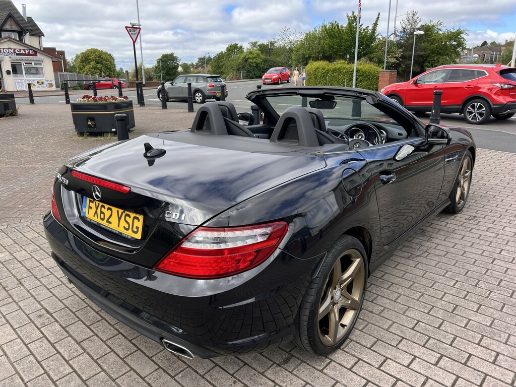 Mercedes-Benz SLK Convertible 2.1 Slk250 Cdi Blueefficiency Amg Spor FX62YSG Black #6