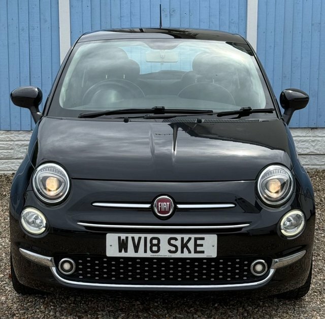 Fiat 500 2018 1.2 Lounge Hatchback Euro 6 WV18SKE Black #2