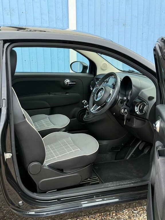 Fiat 500 2018 1.2 Lounge Hatchback Euro 6 WV18SKE Black #5
