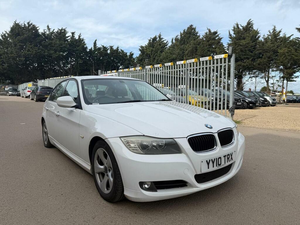 BMW 3 Series Saloon 2.0 320D Ed Efficientdynamics Euro 5 Ss YY10TRX White #2