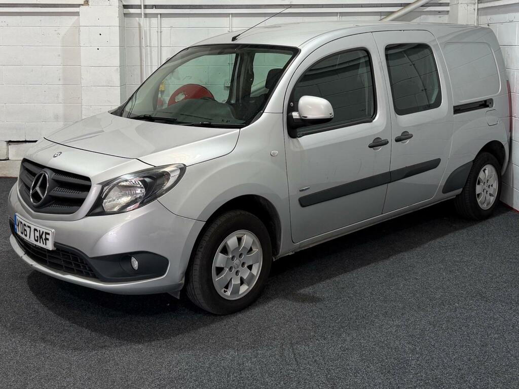 Mercedes-Benz CITAN 1.5 111 Cdi Crew Van L3 Euro 5 6Dr 5 Seat YD67GKF Silver #3