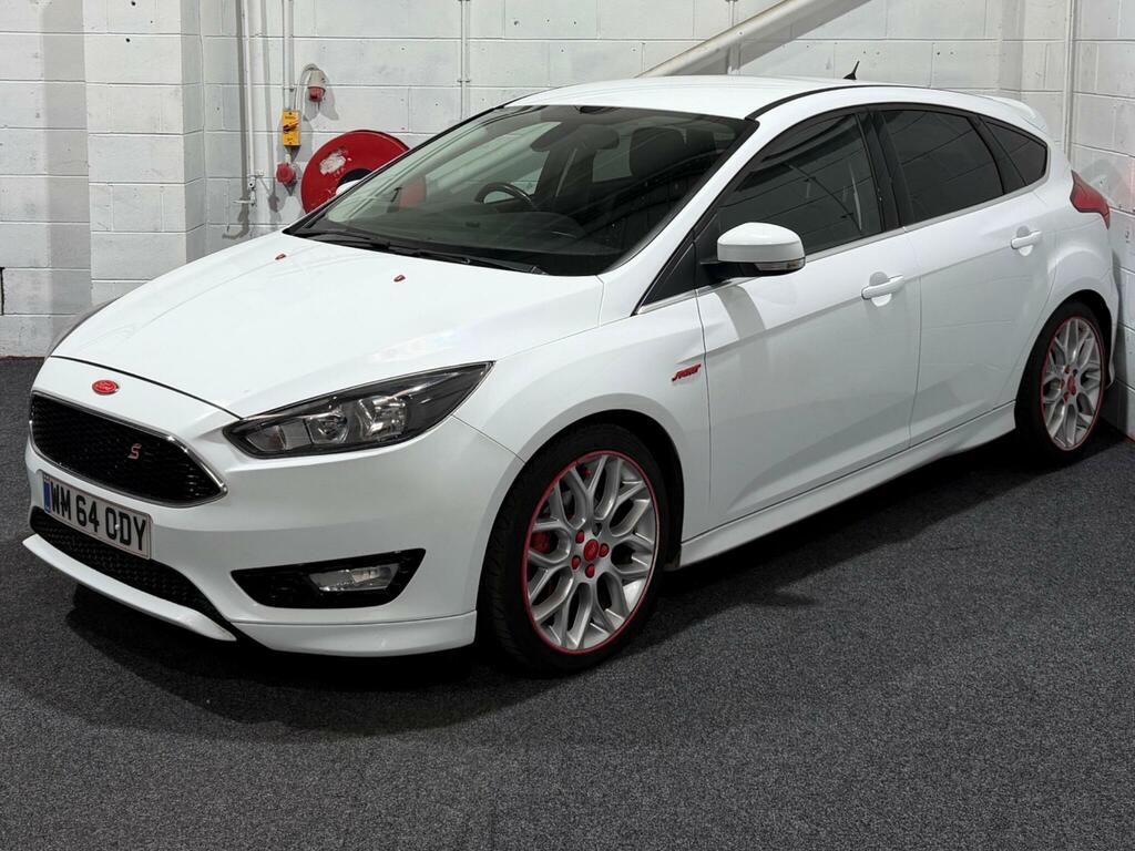 Ford Focus 1.0T Ecoboost Zetec S Euro 6 Ss WM64ODY White #3