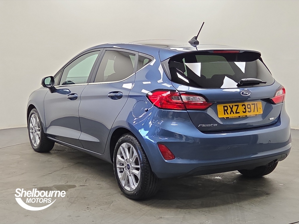 Ford Fiesta Fiesta Hatchback 1.0 Ecoboost Hybrid Mhev 125 Tita RXZ3971 Blue #2