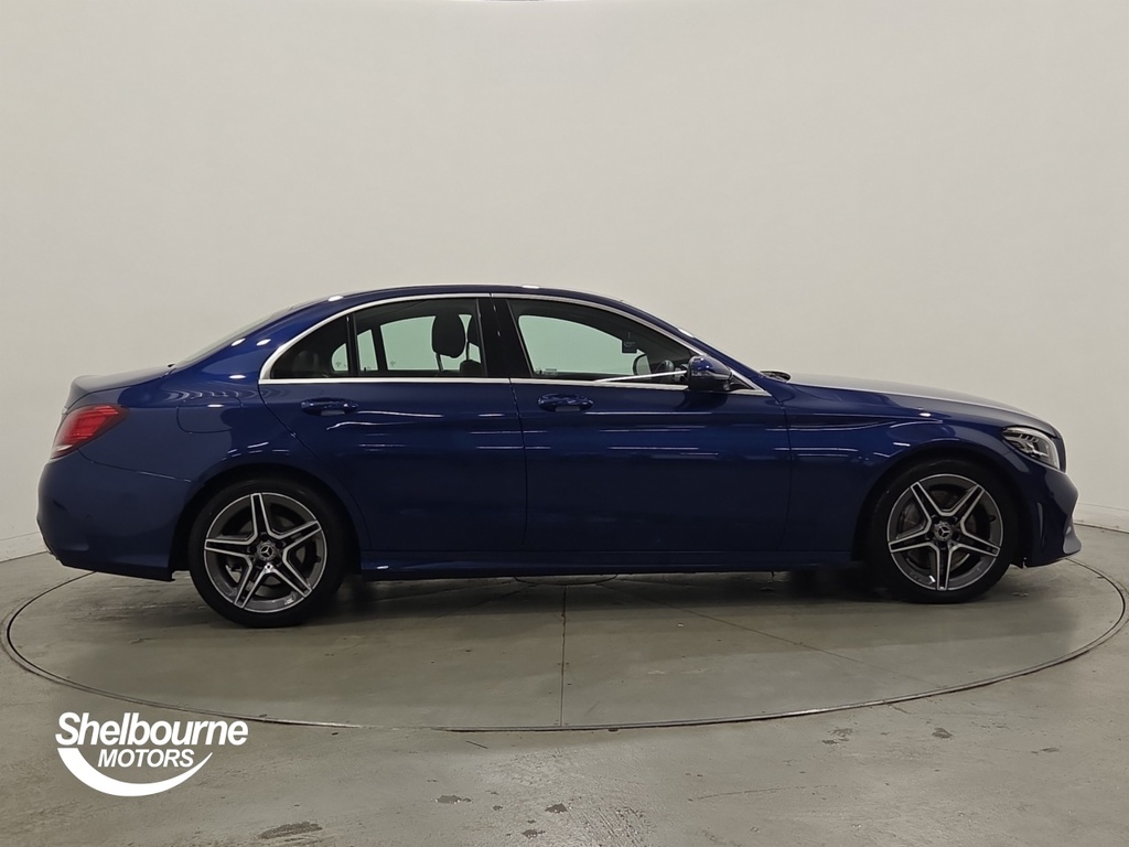 Mercedes-Benz C Class C Class 2.0 C300 Amg Line Saloon G-tron BMZ3080 Blue #3