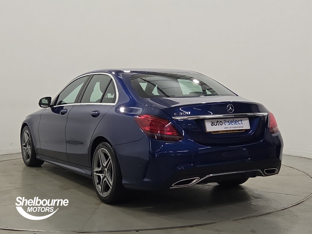 Mercedes-Benz C Class C Class 2.0 C300 Amg Line Saloon G-tron BMZ3080 Blue #2