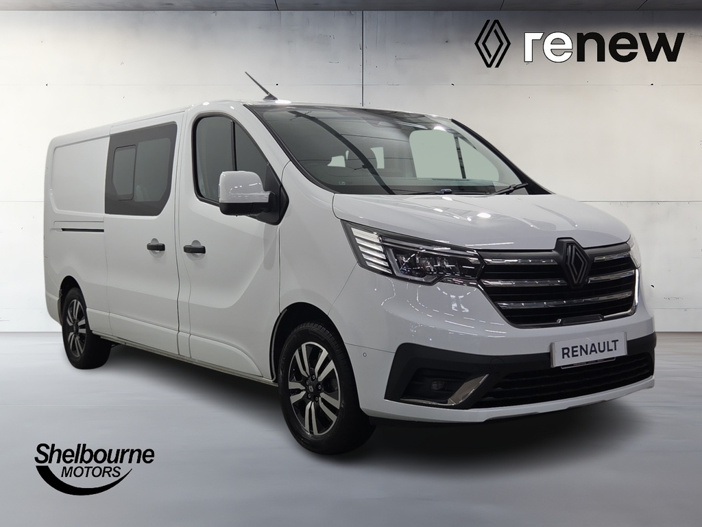 Renault Trafic Trafic 2.0 Dci Blue Ll30 Extra Sport Crew Van Doub White