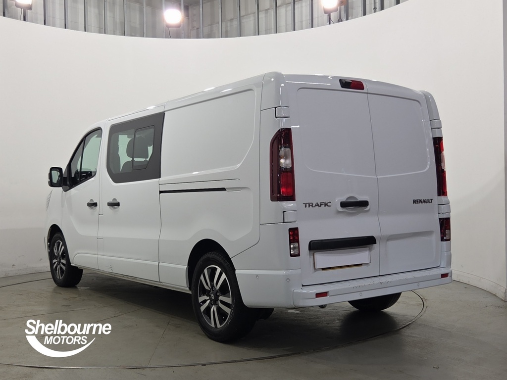 Renault Trafic Trafic 2.0 Dci Blue Ll30 Extra Sport Crew Van Doub JSZ2260 White #2