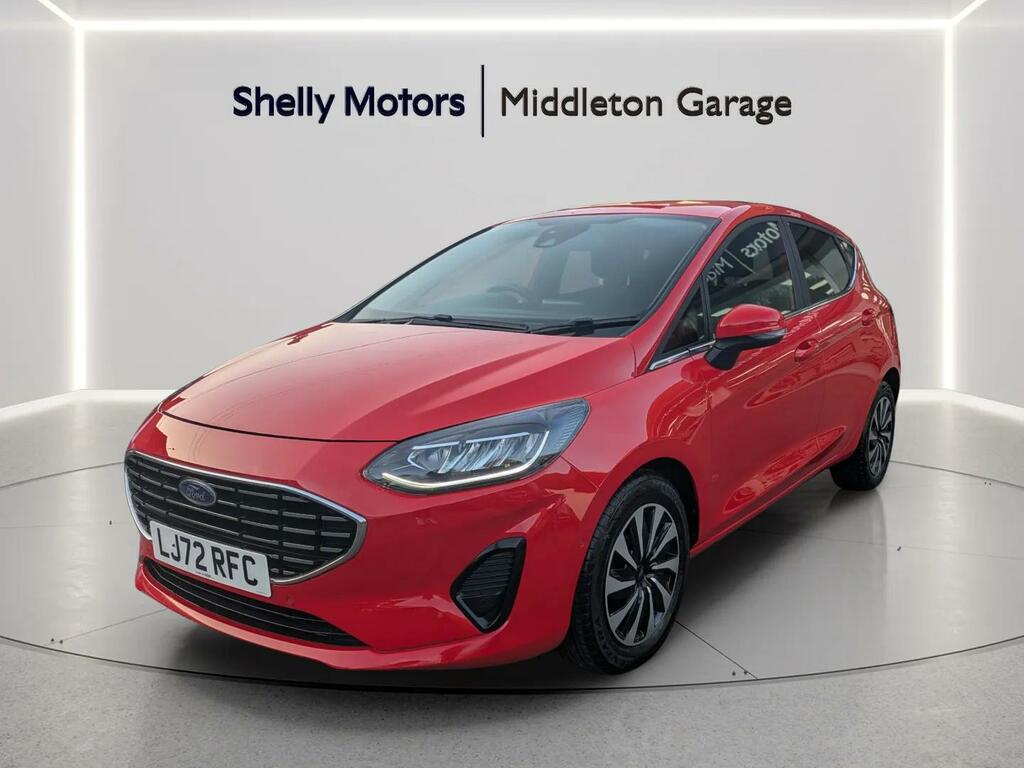Ford Fiesta 1.0 Ecoboost Hbd Mhev 125 Titanium LJ72RFC Red #4