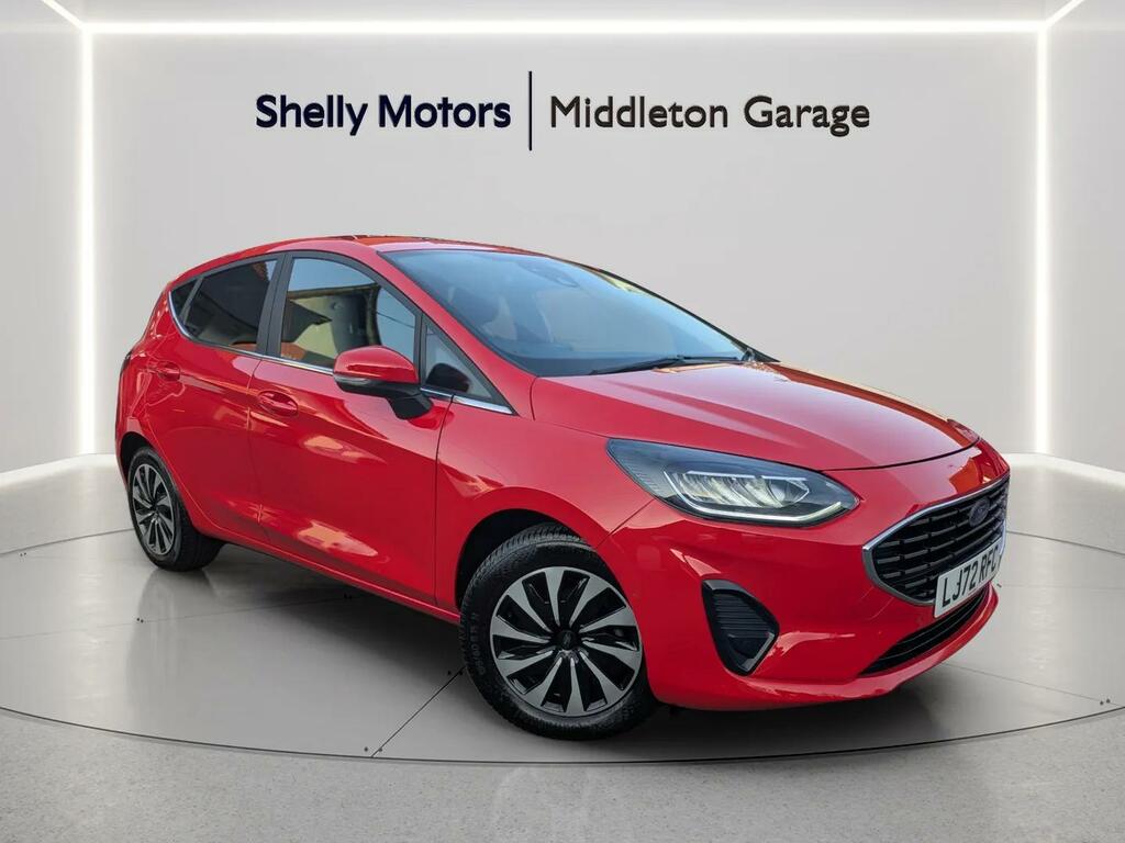 Ford Fiesta 1.0 Ecoboost Hbd Mhev 125 Titanium LJ72RFC Red #2