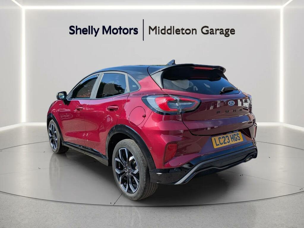 Ford Puma 1.0 Ecoboost Hybrid Mhev Vivid Ruby Edition LC23HGS Red #4