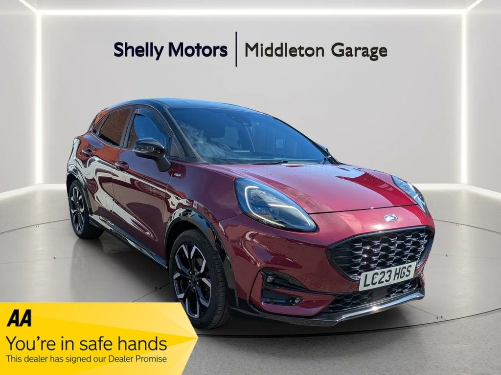 Ford Puma 1.0 Ecoboost Hybrid Mhev Vivid Ruby Edition Red