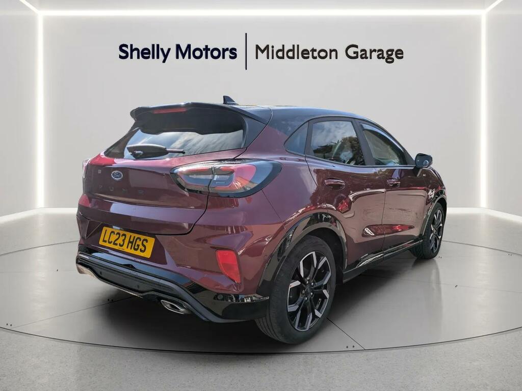 Ford Puma 1.0 Ecoboost Hybrid Mhev Vivid Ruby Edition LC23HGS Red #6