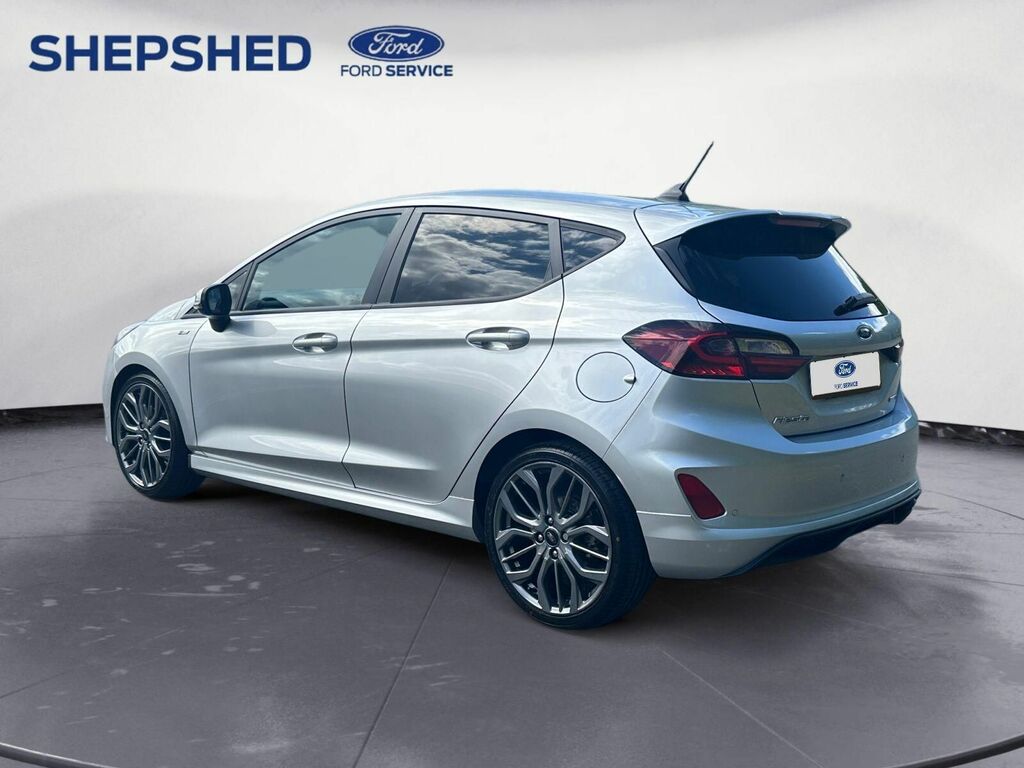 Ford Fiesta 1.0T Ecoboost Mhev St-line X Dct Euro 6 Ss KE72WUP Silver #5