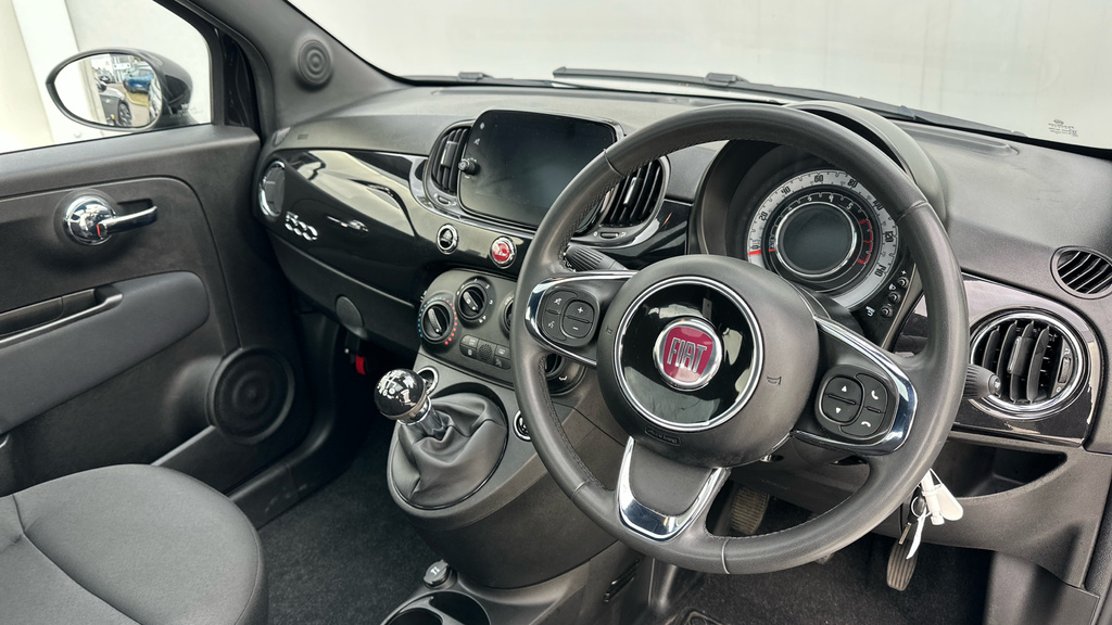 Fiat 500 1.0 Mhev Hatchback Euro 6 Ss WO23ZBF Black #2