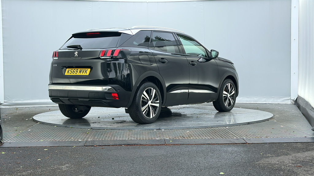 Peugeot 3008 1.2 Puretech Allure Suv Euro 6 KS69MVK Black #6