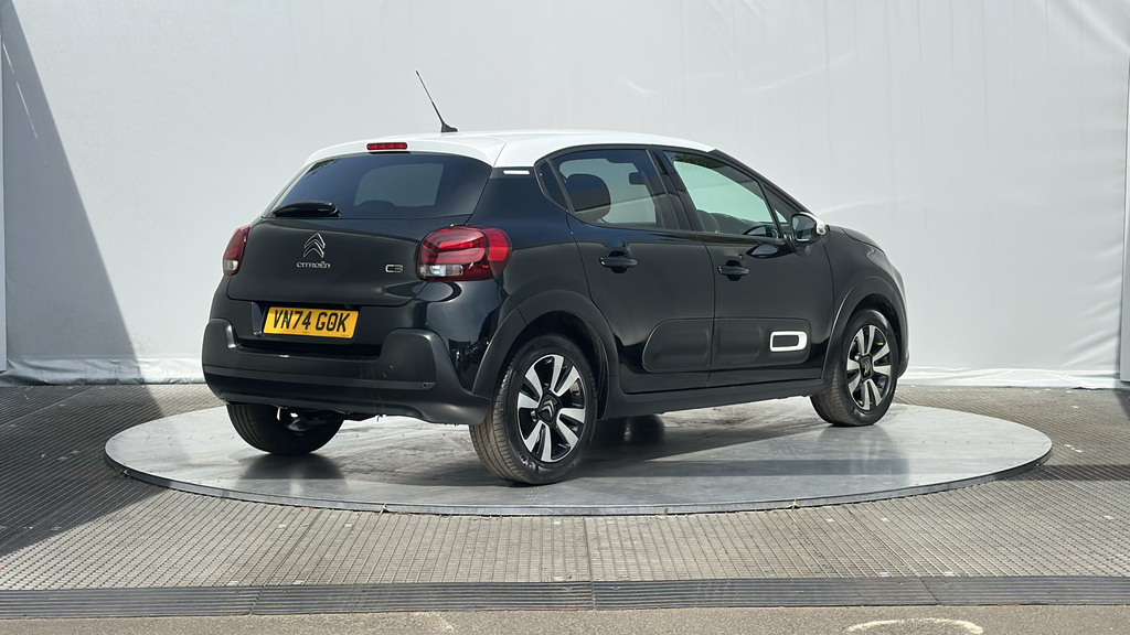 Citroen C3 1.2 Puretech Plus Hatchback Euro VN74GOK Black #6