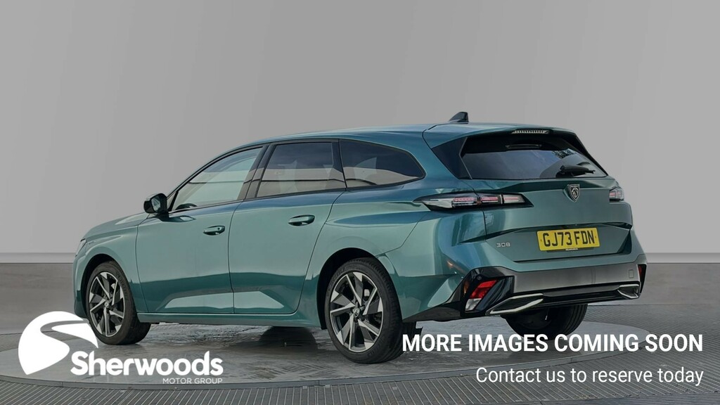 Peugeot 308 SW 1.2 Puretech Allure Estate Eat Euro 6 GJ73FDN Blue #3