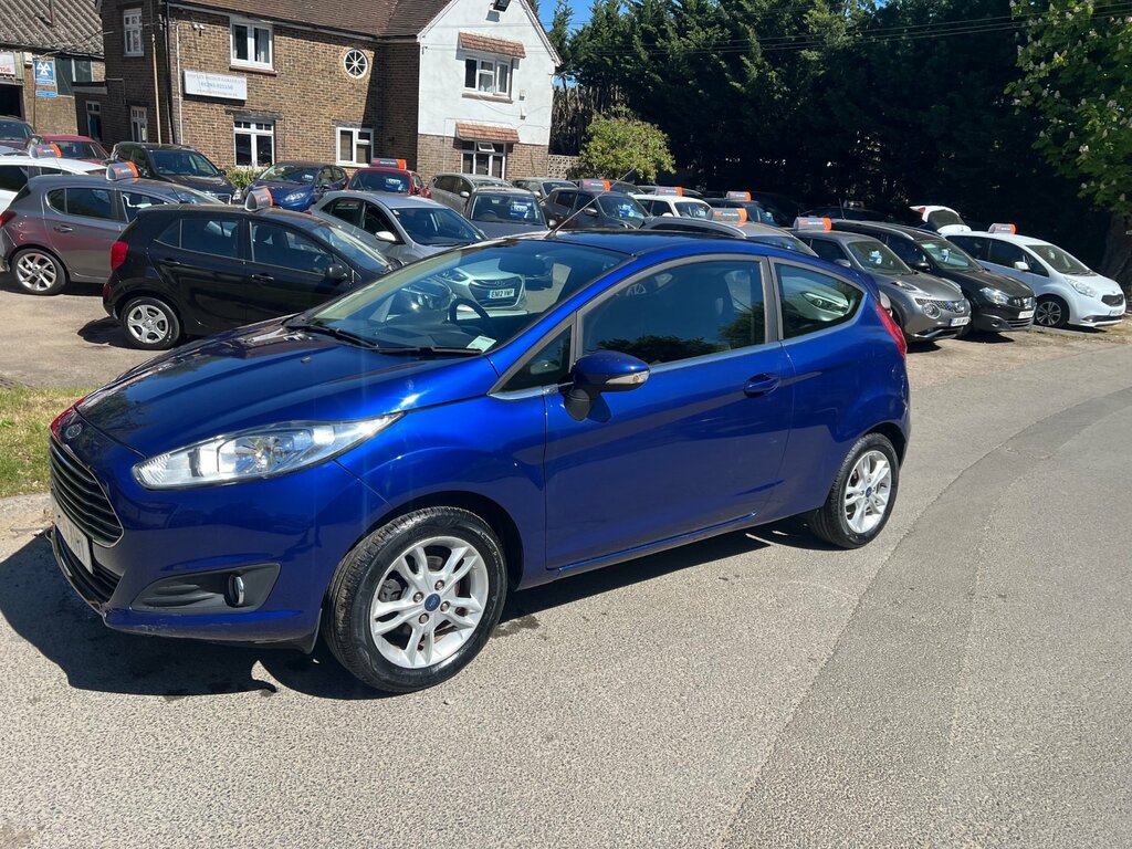 Ford Fiesta 1.25 Zetec Hatchback Euro 6 82 BP15XHY Blue #2