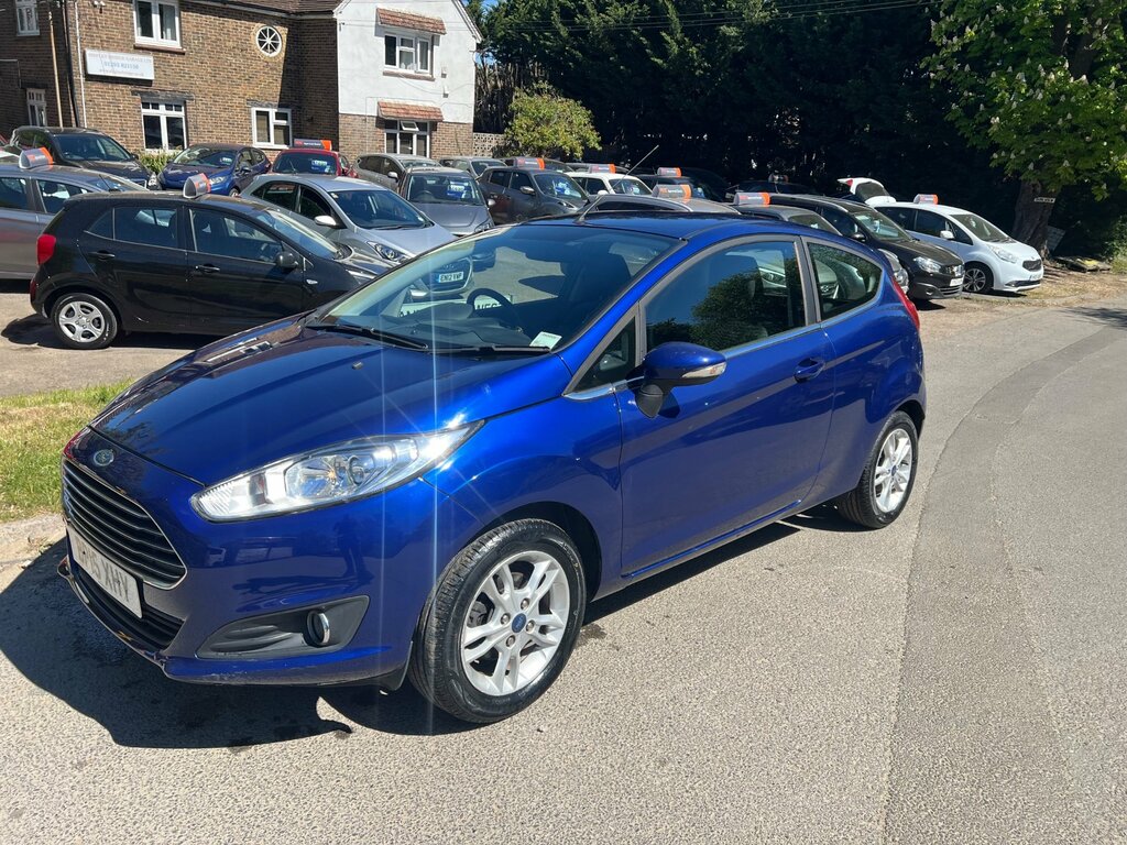 Ford Fiesta 1.25 Zetec Hatchback Euro 6 82 Blue