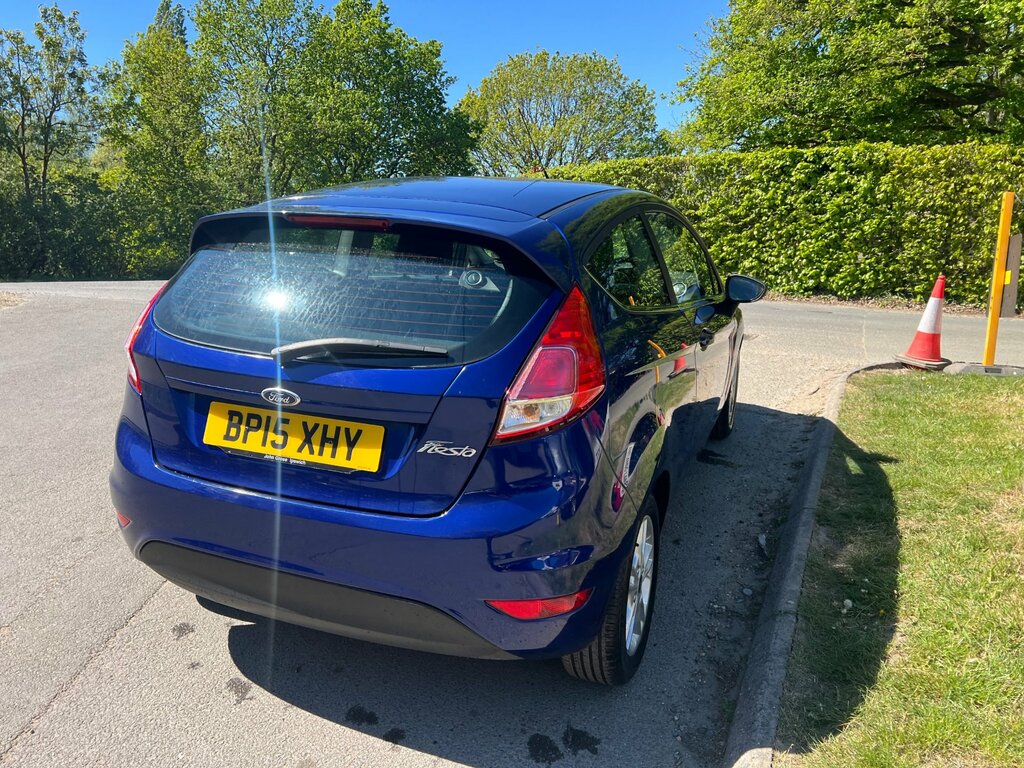 Ford Fiesta 1.25 Zetec Hatchback Euro 6 82 BP15XHY Blue #5