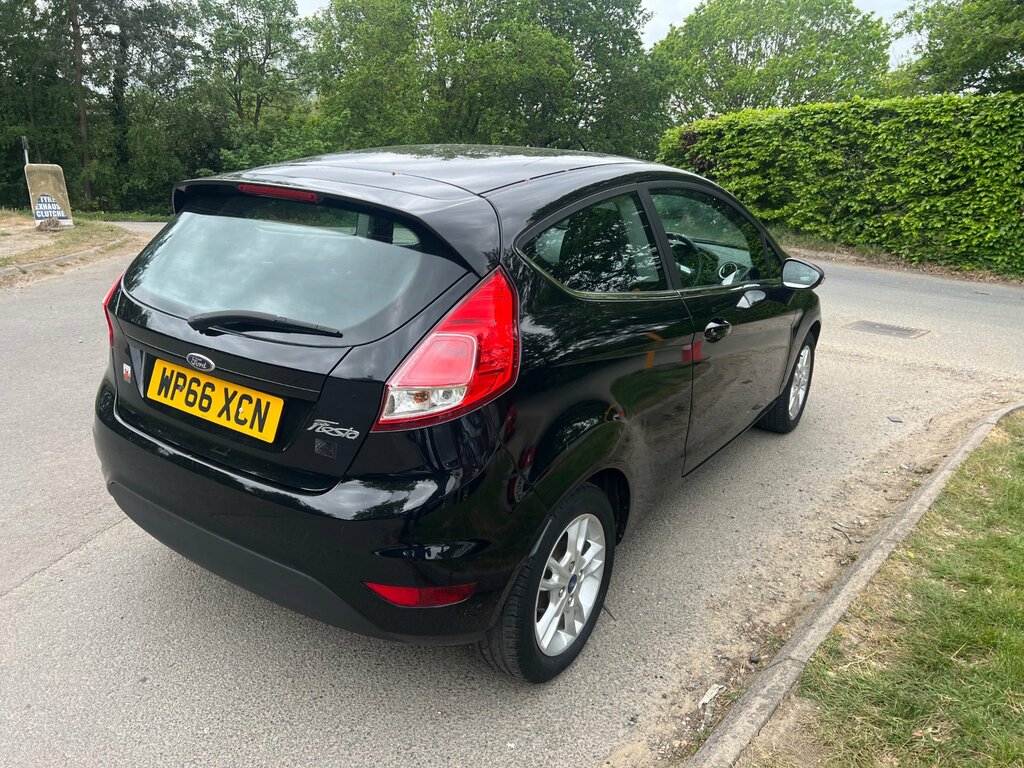 Ford Fiesta 1.25 Zetec Hatchback Euro 6 82 WP66XCN Black #5