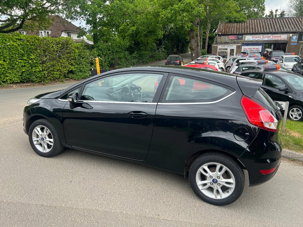 Ford Fiesta 1.25 Zetec Hatchback Euro 6 82 WP66XCN Black #3