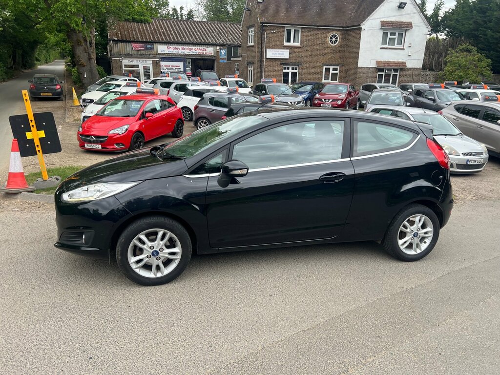 Ford Fiesta 1.25 Zetec Hatchback Euro 6 82 WP66XCN Black #2