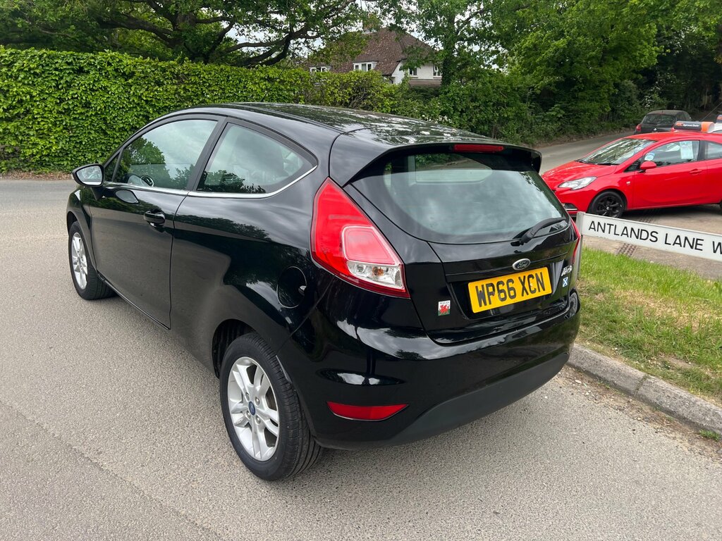 Ford Fiesta 1.25 Zetec Hatchback Euro 6 82 WP66XCN Black #4