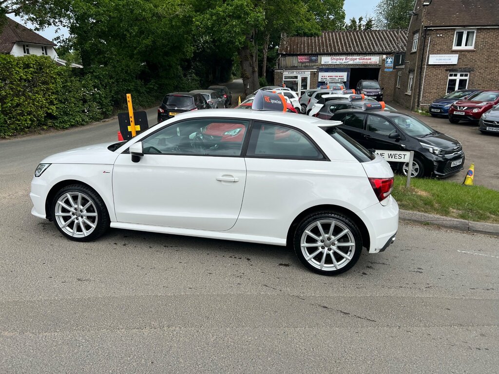 Audi A1 1.4 Tfsi S Line Hatchback Euro 6 GY15VSV White #4