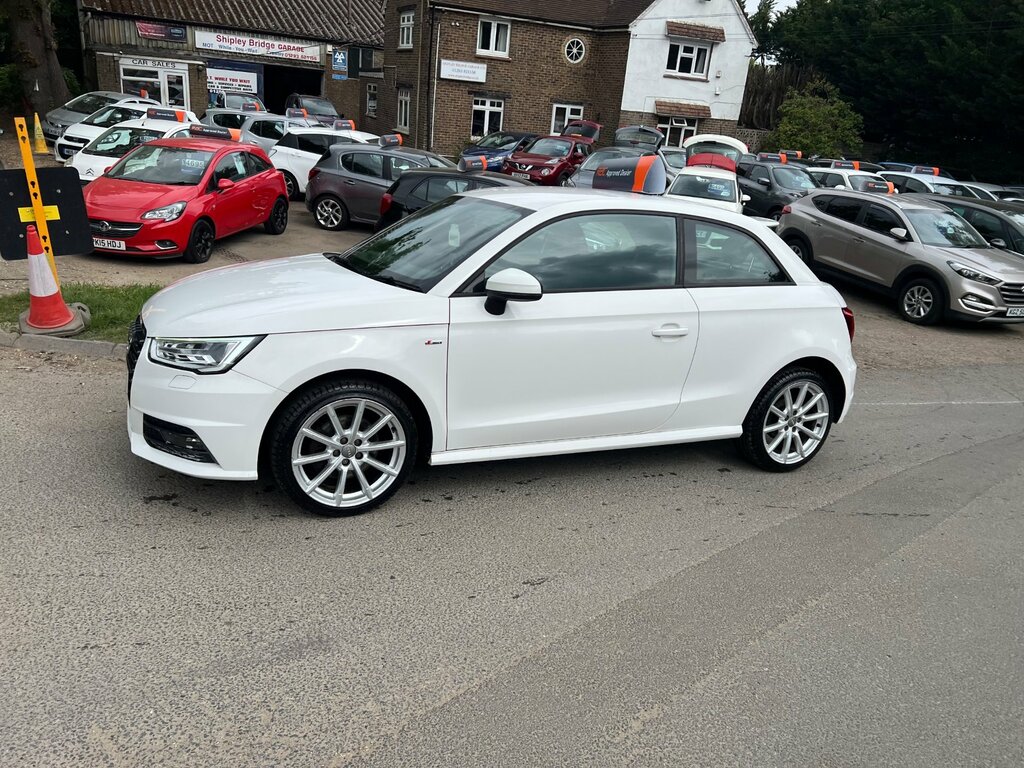 Audi A1 1.4 Tfsi S Line Hatchback Euro 6 GY15VSV White #3