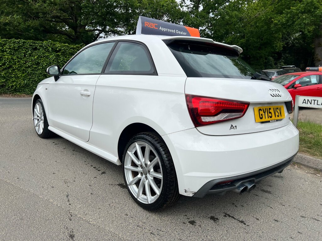 Audi A1 1.4 Tfsi S Line Hatchback Euro 6 GY15VSV White #6