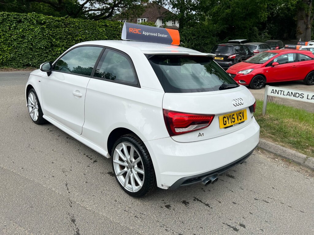 Audi A1 1.4 Tfsi S Line Hatchback Euro 6 GY15VSV White #5