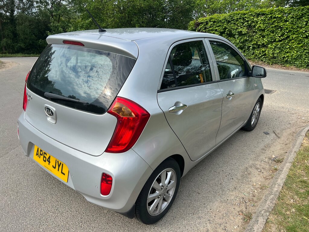 Kia Picanto 1.0 Vr7 Hatchback Euro 5 68 Bhp AP64JYL Silver #3