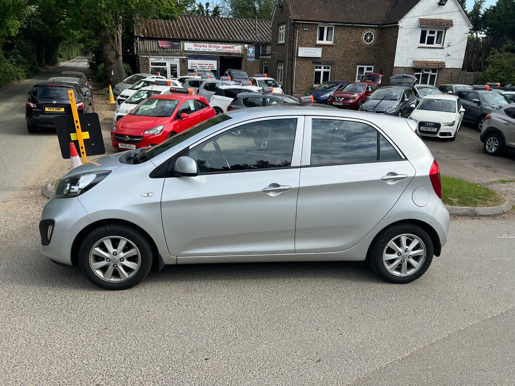 Kia Picanto 1.0 Vr7 Hatchback Euro 5 68 Bhp AP64JYL Silver #2