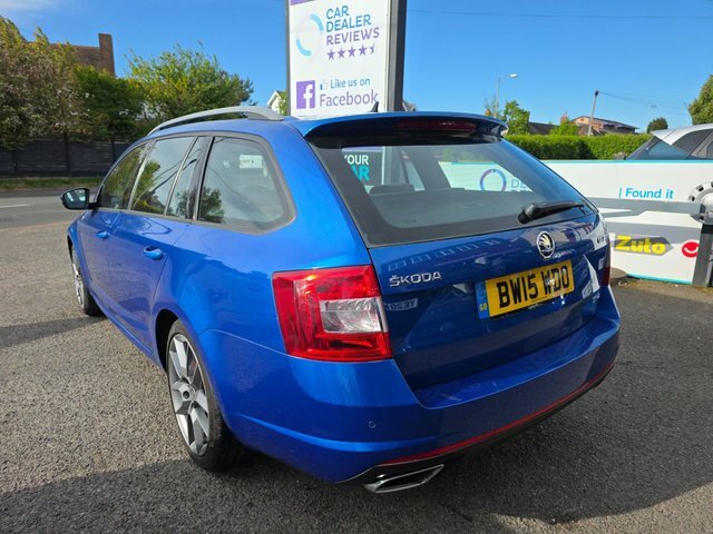 Skoda Octavia Tdi Vrs Estate Blue #4