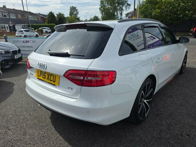Audi A4 Avant Tdi Black Edition Plus White #4