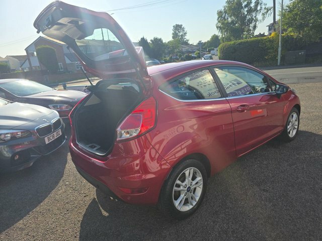 Ford Fiesta Zetec Hatchback AJ65NEY Red #3