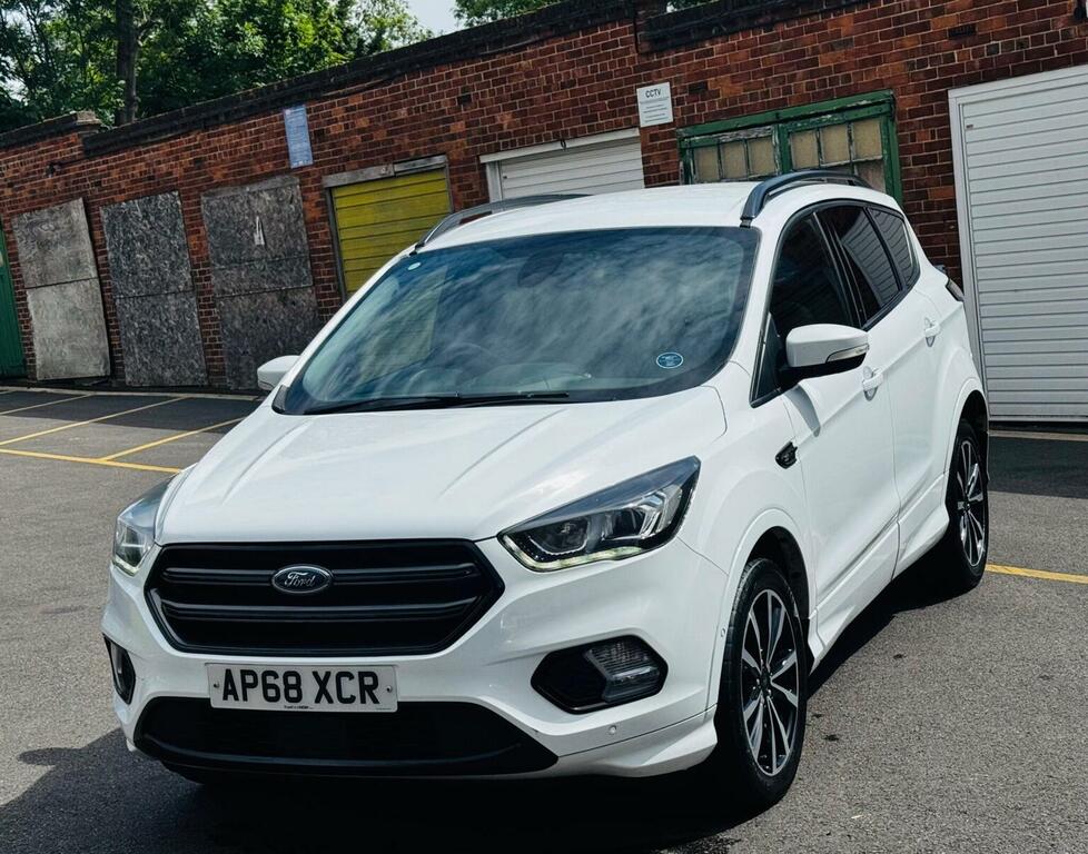 Ford Kuga 2.0 Tdci St-line Powershift Euro 6 AP68XCR White #6
