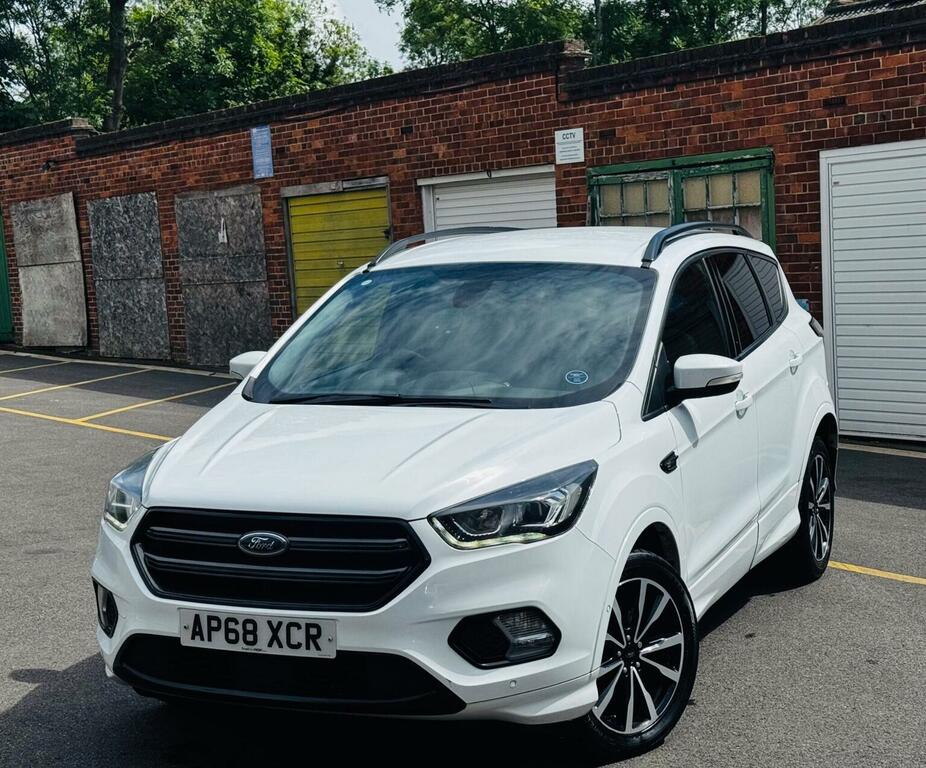 Ford Kuga 2.0 Tdci St-line Powershift Euro 6 AP68XCR White #5