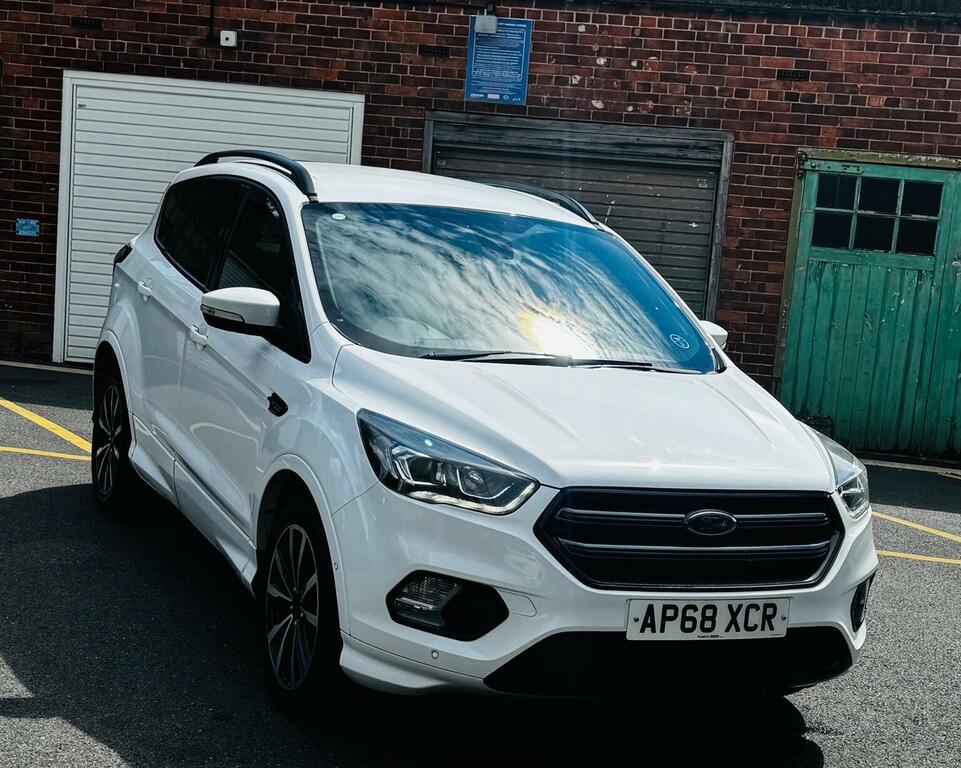Ford Kuga 2.0 Tdci St-line Powershift Euro 6 AP68XCR White #2