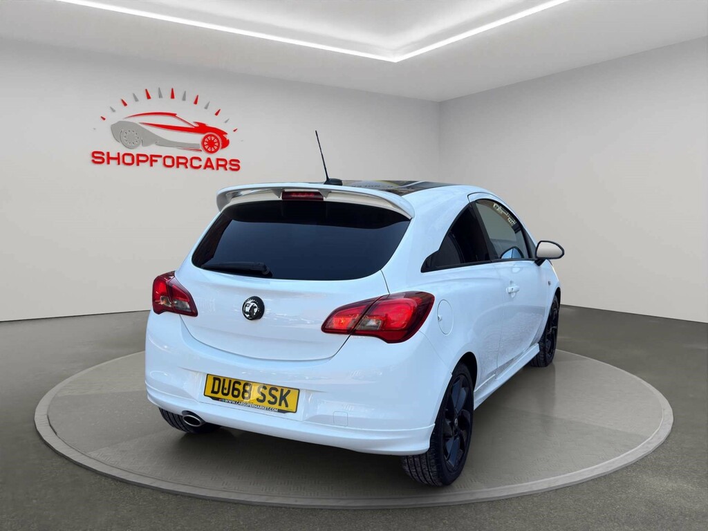 Vauxhall Corsa Sri Vx-line Nav Black DU68SSK White #5