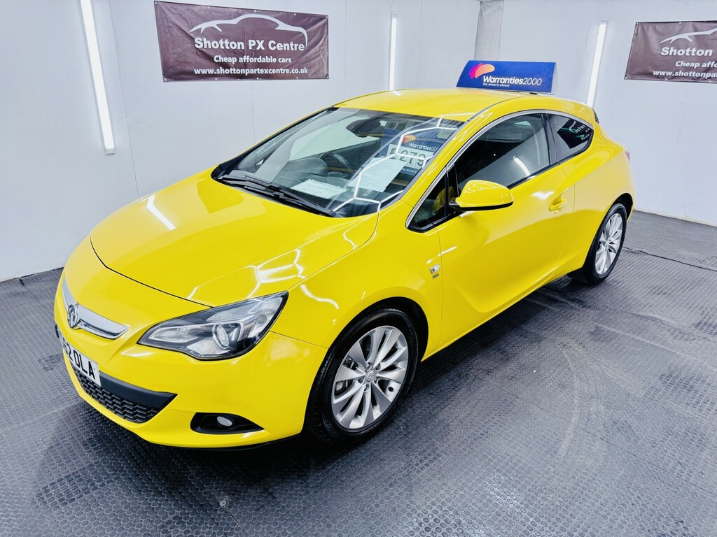 Vauxhall Astra GTC 1.4 T Sri Yellow